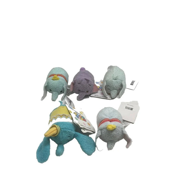 Dumbo Disney Tsum Tsum Plush Lot of 5 Rare Variations - Picture 4 of 16